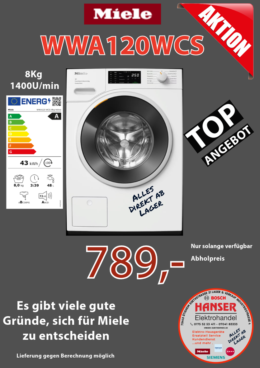 Miele WWA120WCS